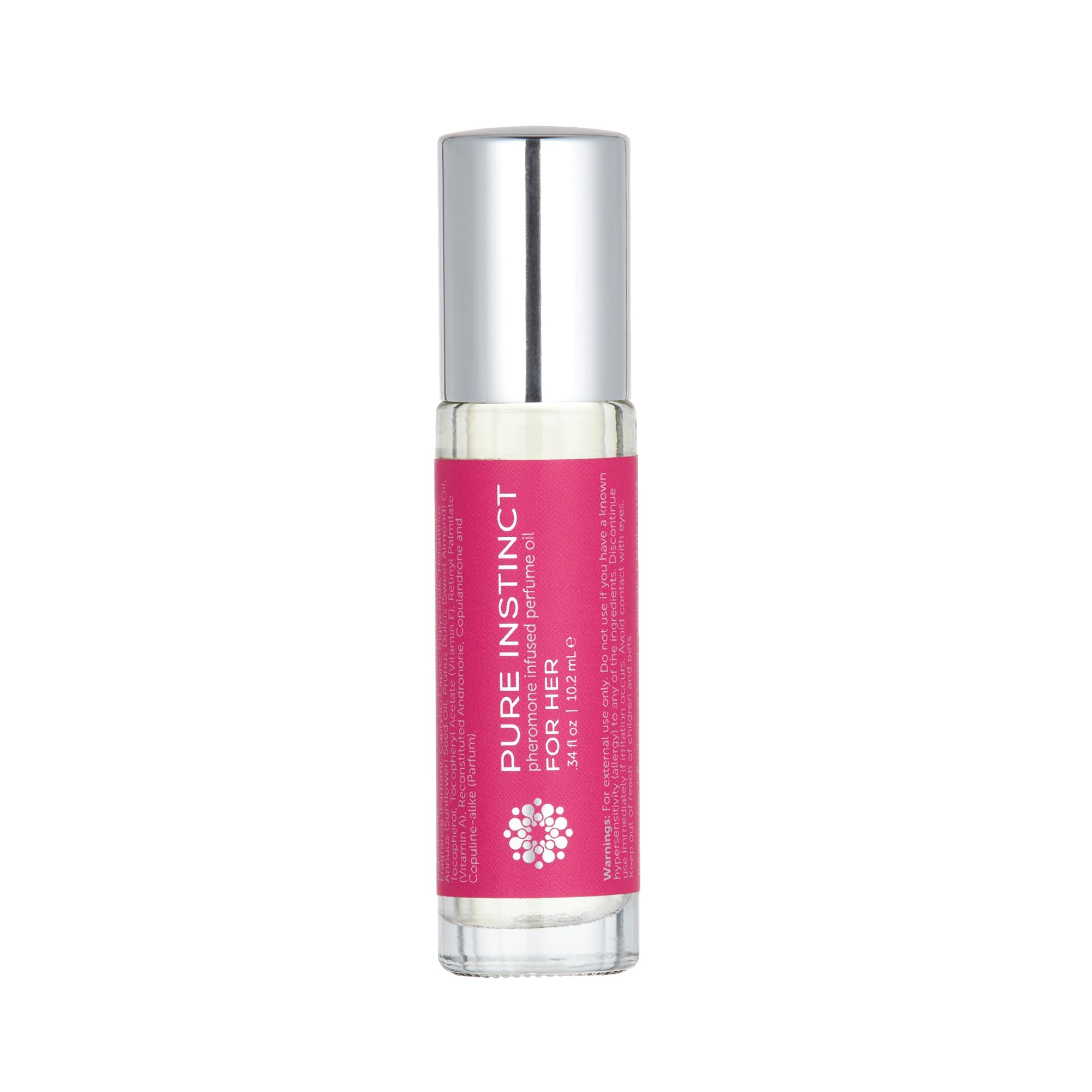 Pure Instinct Roll-On - The Original Pheromone Infused Essential Oil Perfume Cologne - TSA Ready (Crave - Women)