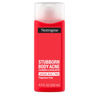 Neutrogena Stubborn Acne Body Wash & Exfoliating Cleanser, 8.5 oz | Salicylic Acid & PHA, Chest & Shoulder Acne Treatment, Gently Clears, Exfoliates & Helps Prevent Breakouts, Fragrance Free