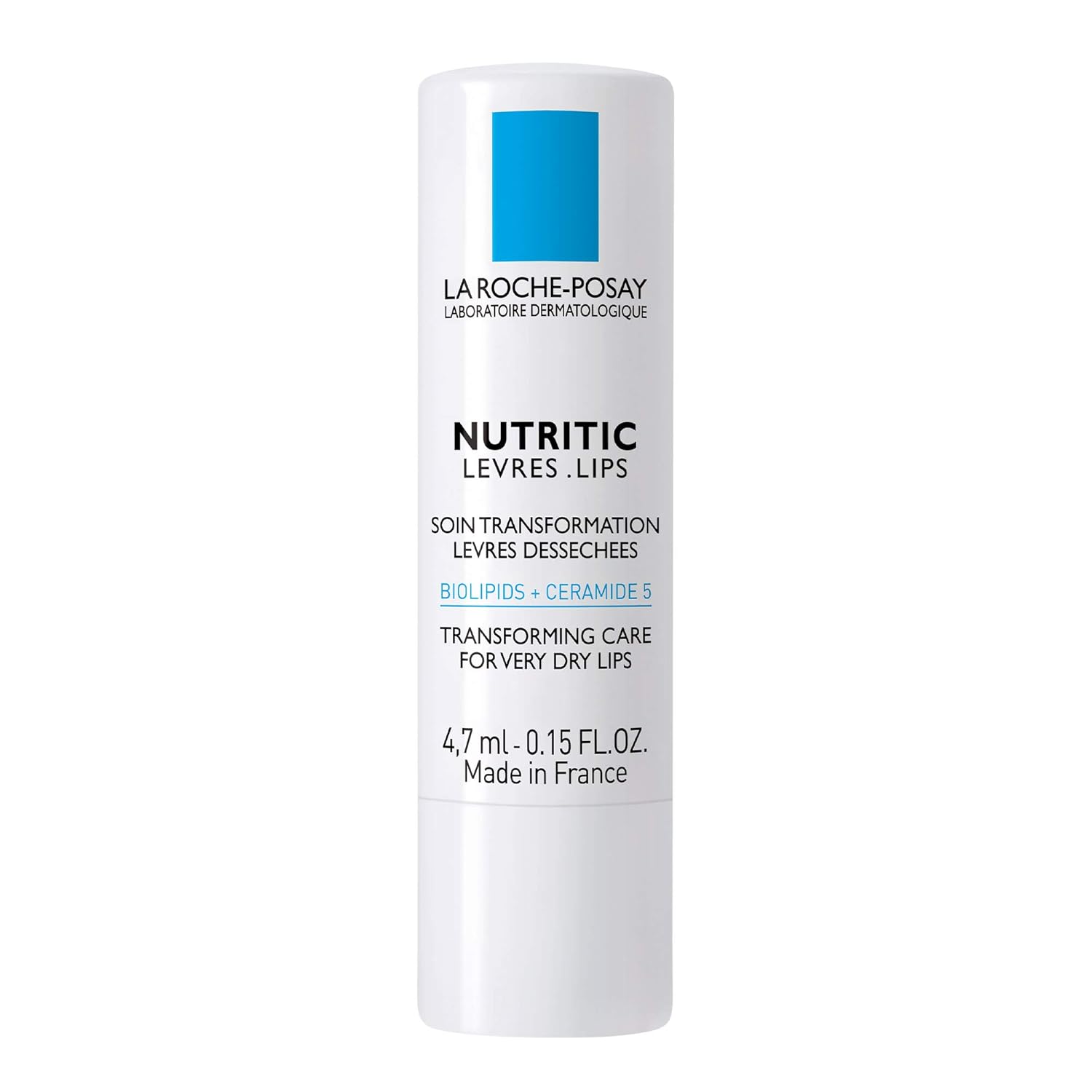 Buy now La Roche-Posay Nutritic Lip Balm for Very Dry Lips, Soothes and Repairs Chapped Lips with Shea Butter and Ceramides, 0.15 Fl Oz (Pack of 1) at indiglob india