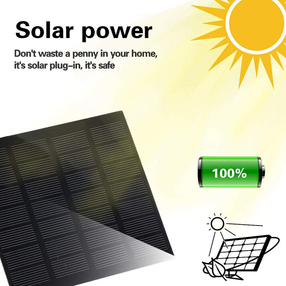 Solar Fountain - Panel Water Pump for Bird Bath Solar Panel Kit Outdoor Fountain for Outdoor Small Pond, Patio Garden and Fish Tank