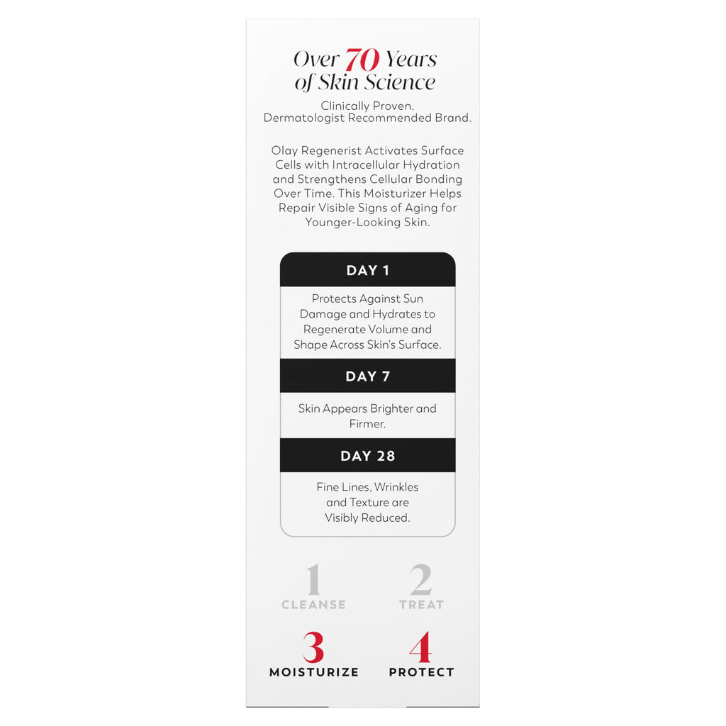 Olay Regenerist Advanced Anti-Aging Face Moisturizer Lotion for All Skin Types, Micro-Sculpting Lotion with Broad Spectrum SPF 30, Reduces Wrinkles, Firms and Plumps Skin, Dermatologist Tested, 1.7 oz