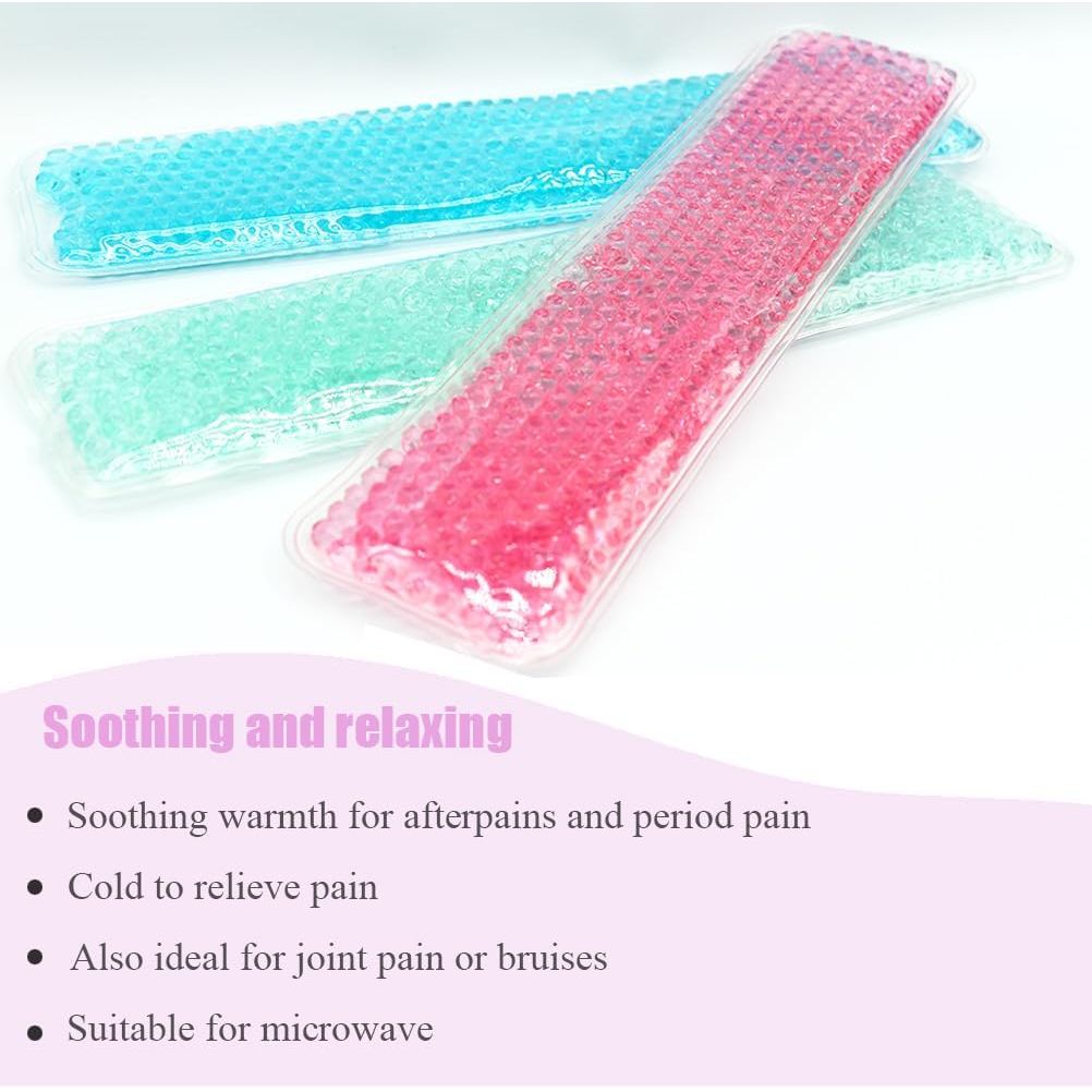 Buy now Perineal Cooling Pad, Postpartum Cold Packs Gel Bead Ice Pack Cold Therapy for Women After Pregnancy and Delivery, 2 Ice Pack and 2 Cover (Pink) at indiglob india
