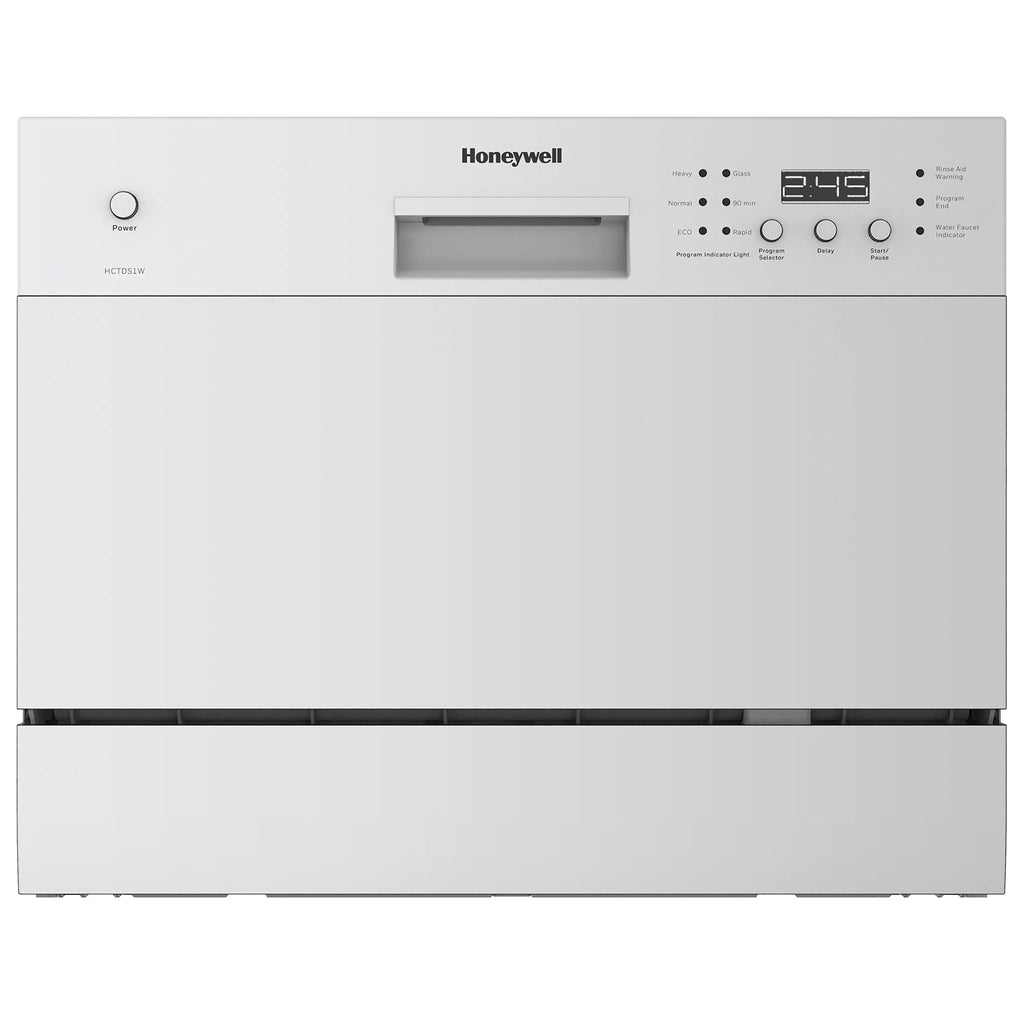 Buy now Honeywell Countertop Dishwasher with 6 Place settings, 6 Washing Programs, Stainless Steel Tub, UL/Energy Star- Stainless Steel at indiglob india