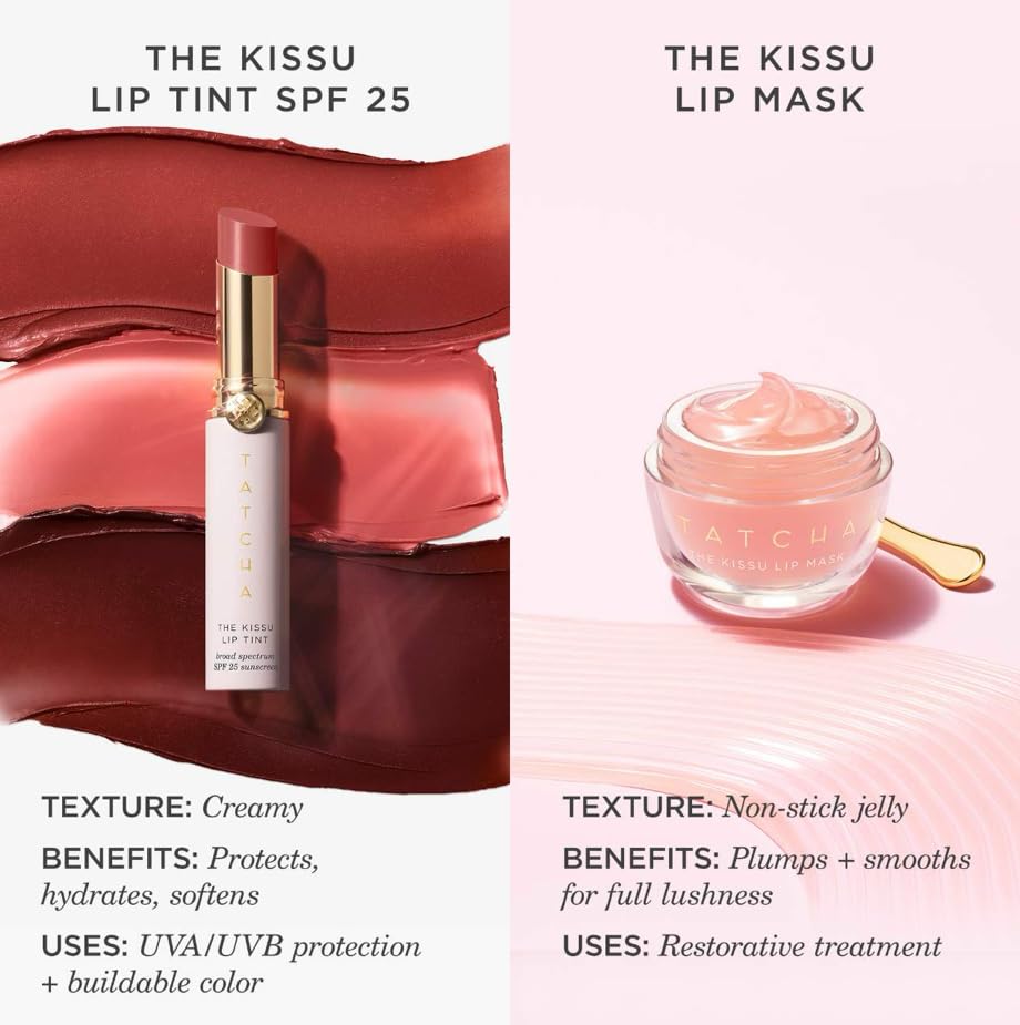 Buy now Tatcha Kissu Lip Mask | Overnight Lip Mask, Visibly Plumps and Softens for Lush Lips, 9.0 G | 0.32 oz at indiglob india