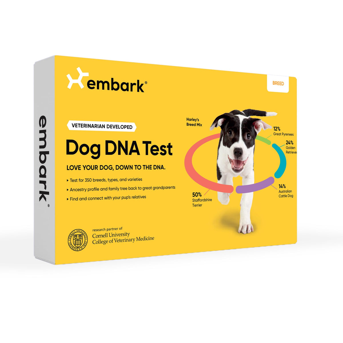 Embark Breed ID Dog DNA Test Kit – 400+ Breeds, 99% Breed Accuracy