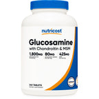Nutricost Glucosamine 1800mg with Chondroitin & MSM, 240 Tablets, GMO-Free | 120 Servings, Gluten Free