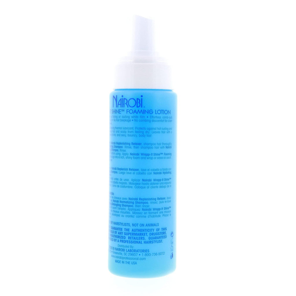 Nairobi Wrapp-It Shine Foaming Lotion 8oz by Nairobi