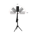 Buy now Nebula Adjustable Tripod Stand, Compact, Portable Projector Stand, Includes Universal Mount and Swivel Ball Head - Aluminum Alloy Tripod Stand, for Capsule 3, Capsule 3 Laser, Capsule Air at indiglob india