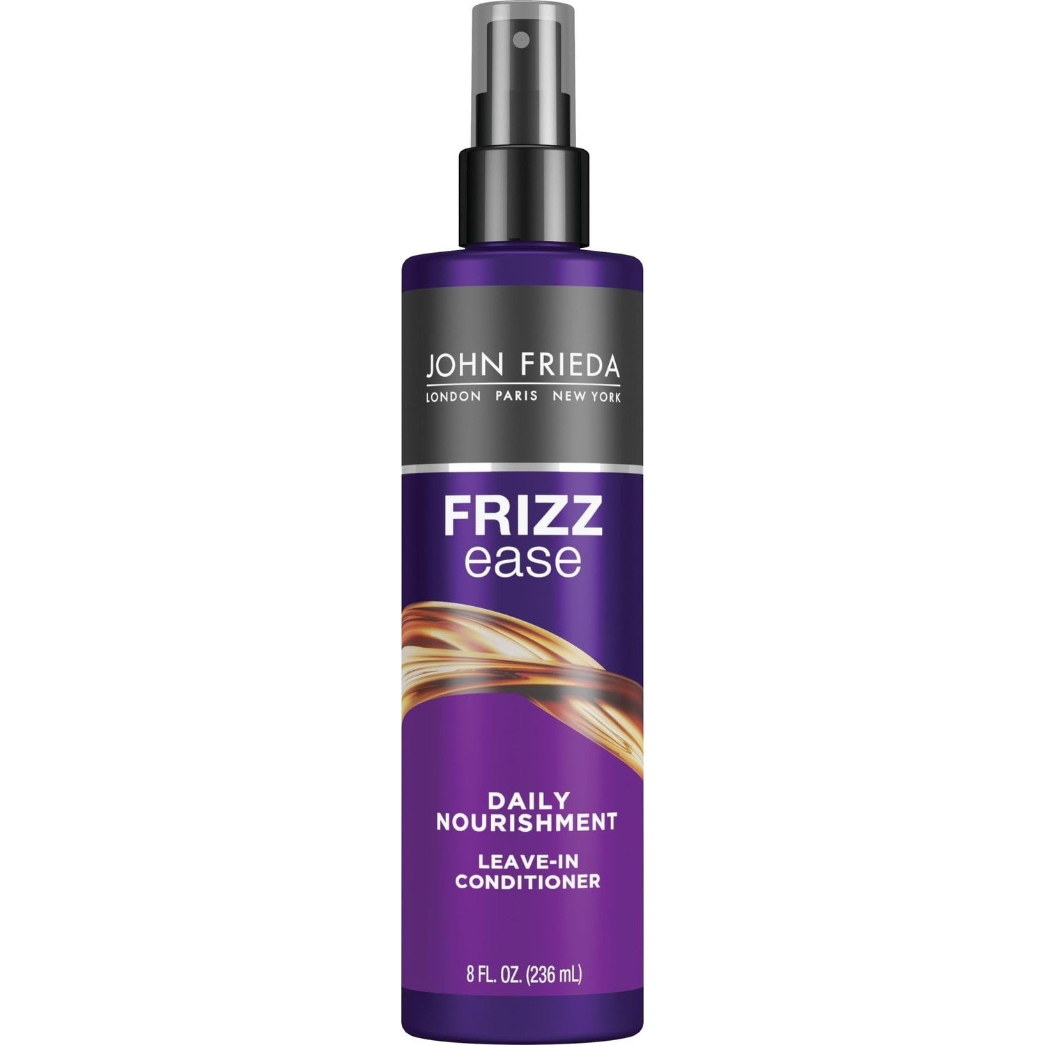 John Frieda Frizz Ease Daily Nourishment Leave-In Conditioner, Detangles Frizzy, Damaged Hair, Reduces Breakage, Protects Against Heat, with Vitamins A, C, E & Green Tea Extract, 8 Oz