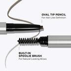 IT Cosmetics Brow Power Eyebrow Pencil - Universal Shades - Long-Lasting, Budge-Proof Formula - With Biotin - Natural-Looking Brows - Built-in Spoolie Brush