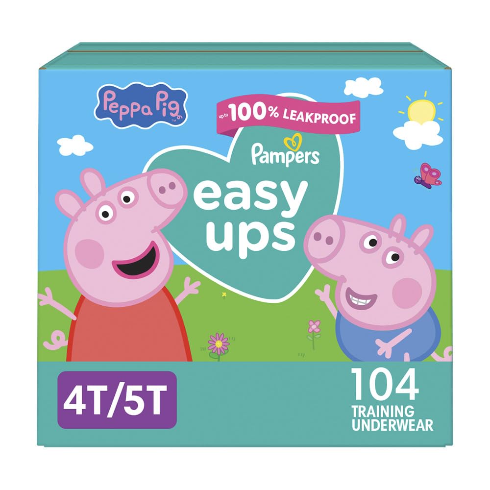 Buy now Pampers Training Pants - Easy Ups Girls & Boys - Size 3T-4T, 22 Count, Peppa Pig Underwear (Packaging May Vary) at indiglob india