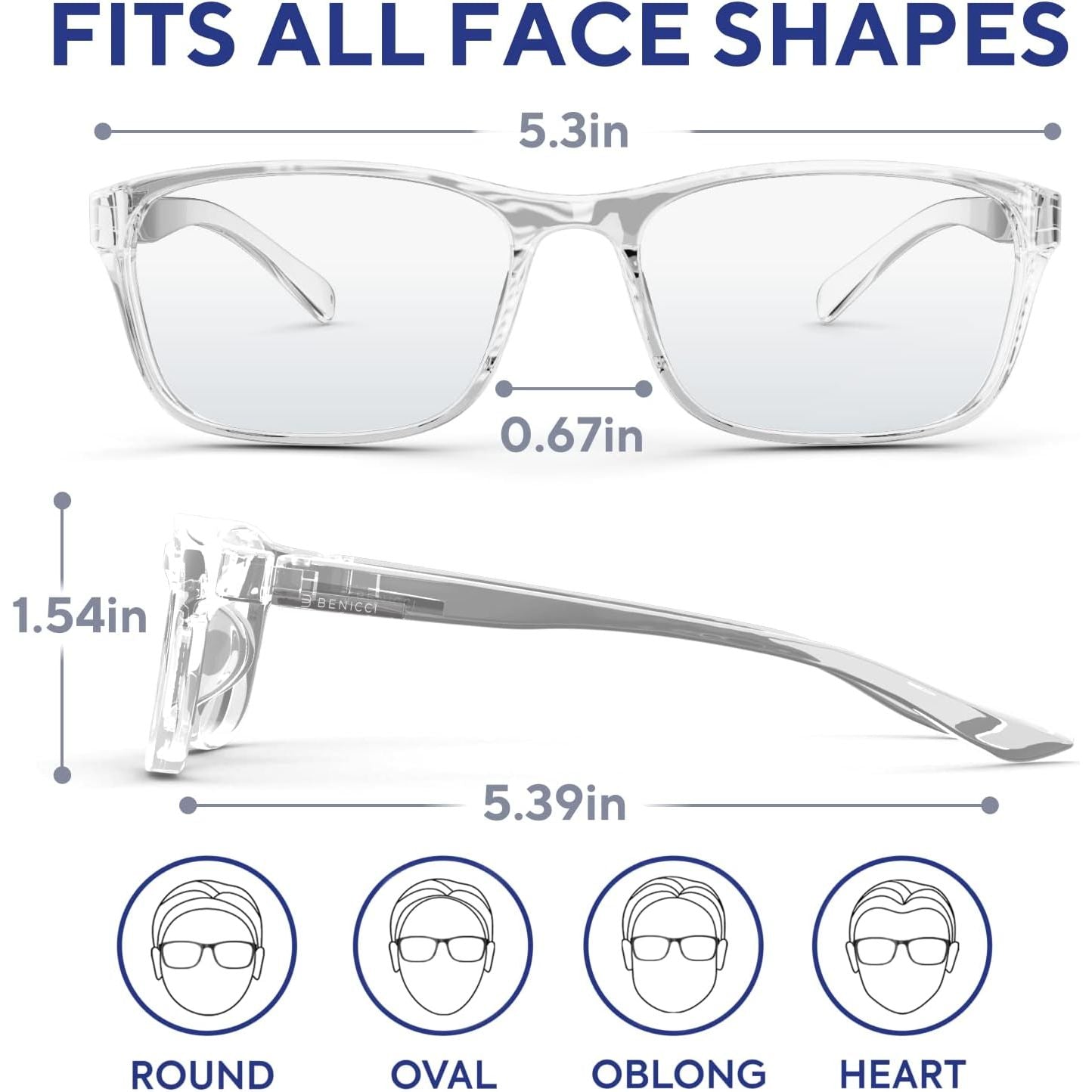 Buy now Stylish Blue Light Blocking Glasses for Women & Men â€“ Helps Reduce Glare & Digital Eye Strain from Computers, Phones w/Case at indiglob india