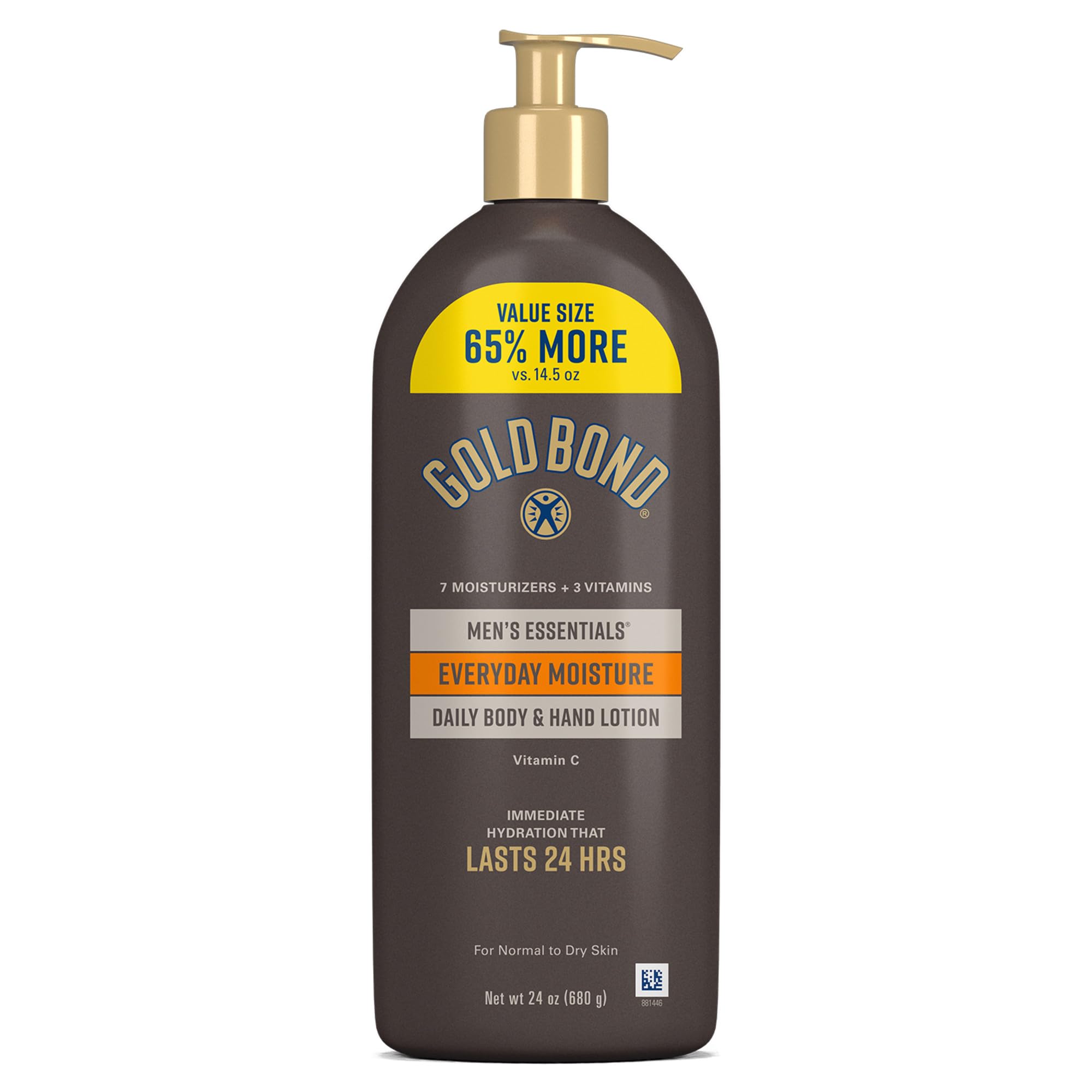 Buy now Gold Bond Men's Essentials Everyday Moisture Daily Body & Hand Lotion, 14.5 oz., With Vitamin C at indiglob india