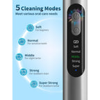 Plaque Remover for Teeth - Teeth Cleaning Kit Tartar Remover for Teeth with LED Light & 5 Adjustable Modes, USB C Rechargeable, 4 Replaceable Heads&6 Dental Tools, IPX7 Waterproof for Home Use