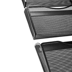 Buy now Mind Reader 3SEPWALG-BLK Wall Mounted 3 Compartment Office Supply, Document, Folder Organizer, Black at indiglob india