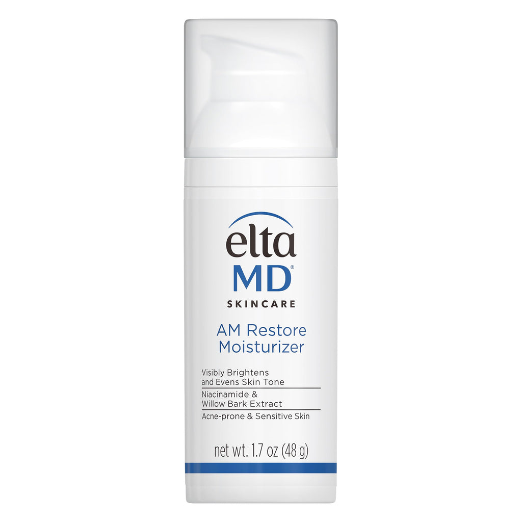 EltaMD AM Restore Daily Lightweight Facial Moisturizer | Smoothes, Hydrates, Brightens, and Tones, Made with Hyaluronic Acid and Niacinamide, For Acne-Prone and Sensitive Skin