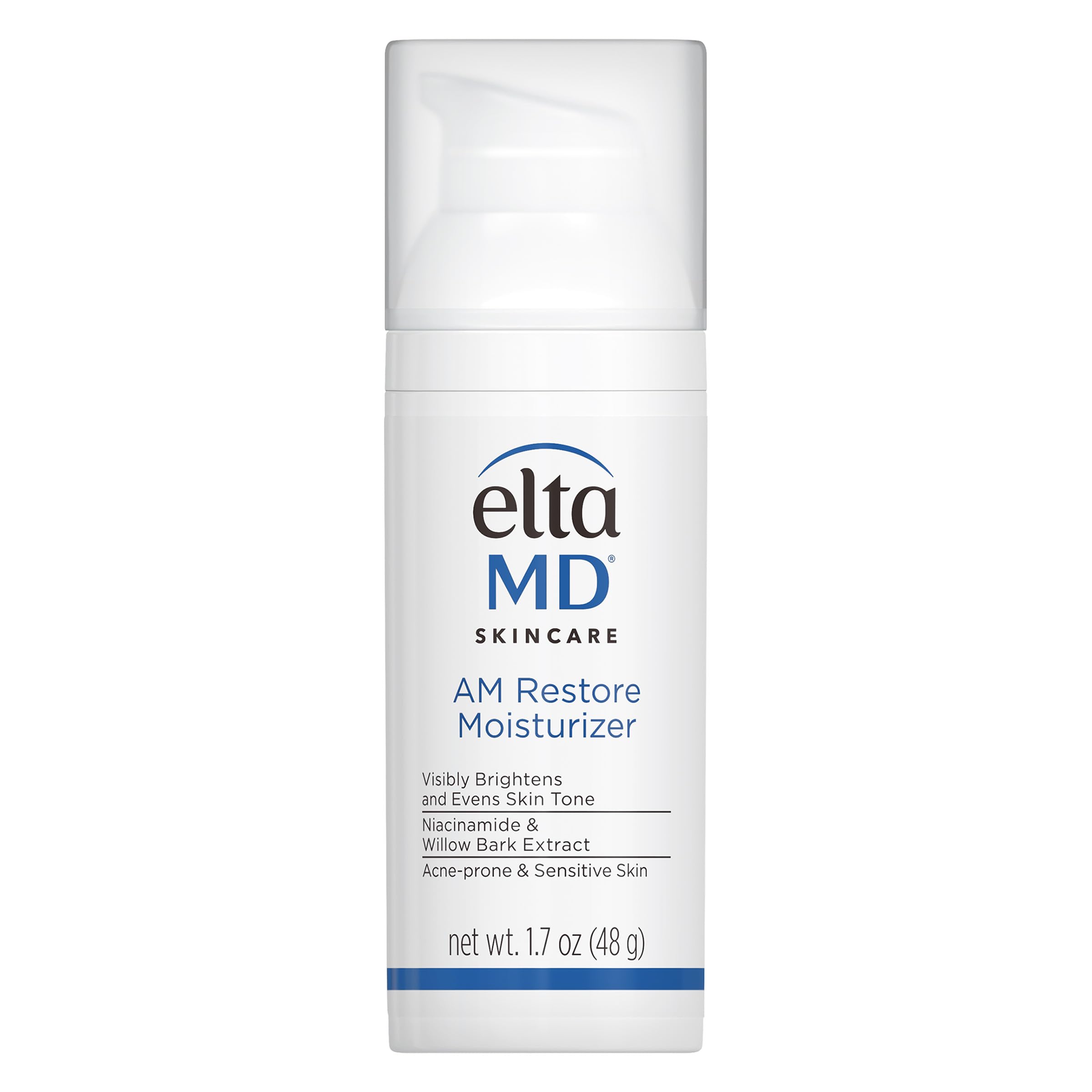 EltaMD AM Restore Daily Lightweight Facial Moisturizer | Smoothes, Hydrates, Brightens, and Tones, Made with Hyaluronic Acid and Niacinamide, For Acne-Prone and Sensitive Skin