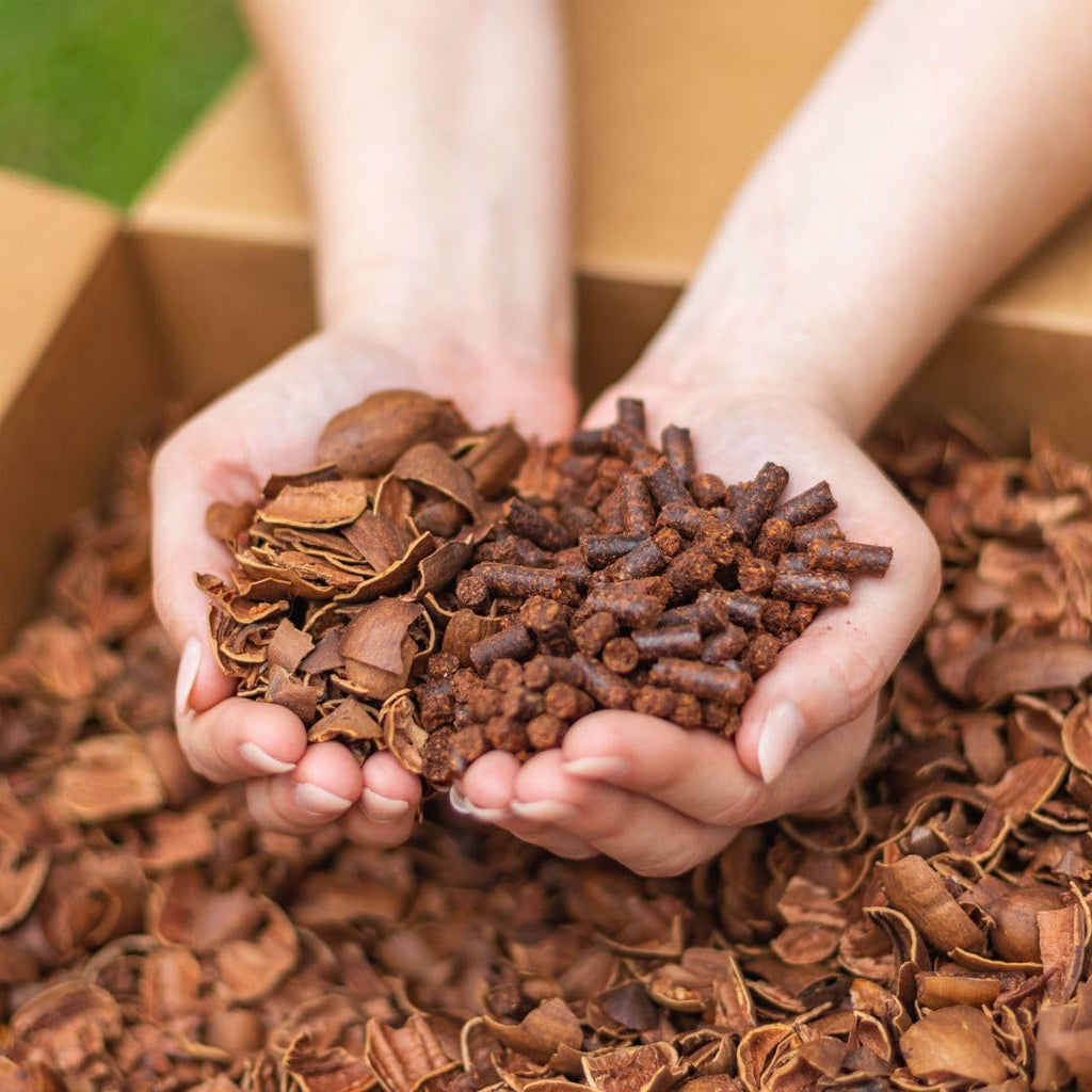 Smokin' Pecan - 100% Pecan Shell Pellets - Smoking Pellets for Pellet Smokers, or Any Outdoor Grills, 19 lb. Box