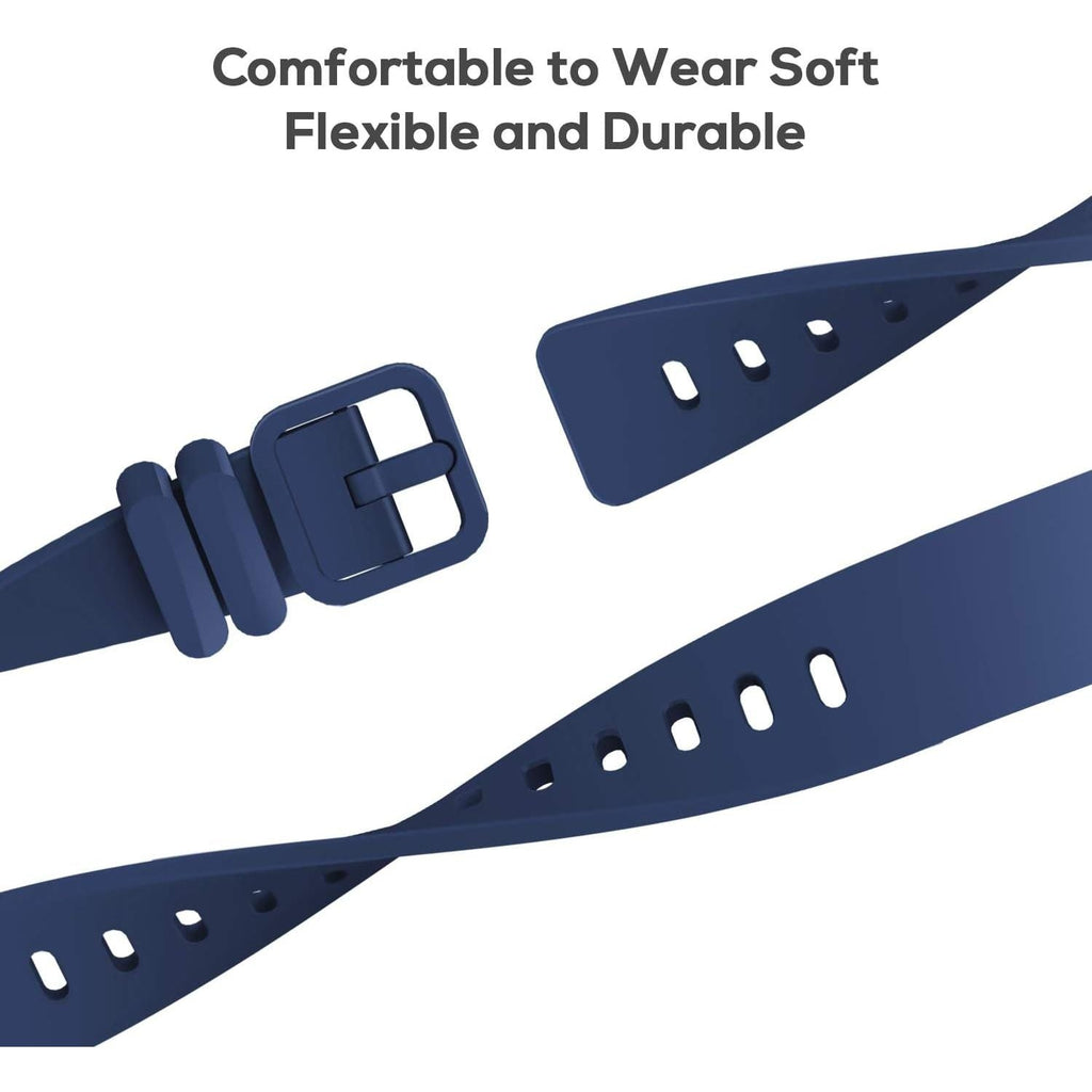 Buy now 6-Pack Bands Compatible with Fitbit Ace 2 Replacement Strap for Kids (Black, Night Sky, Neon Yellow, Gray, Green, Teal) at indiglob india