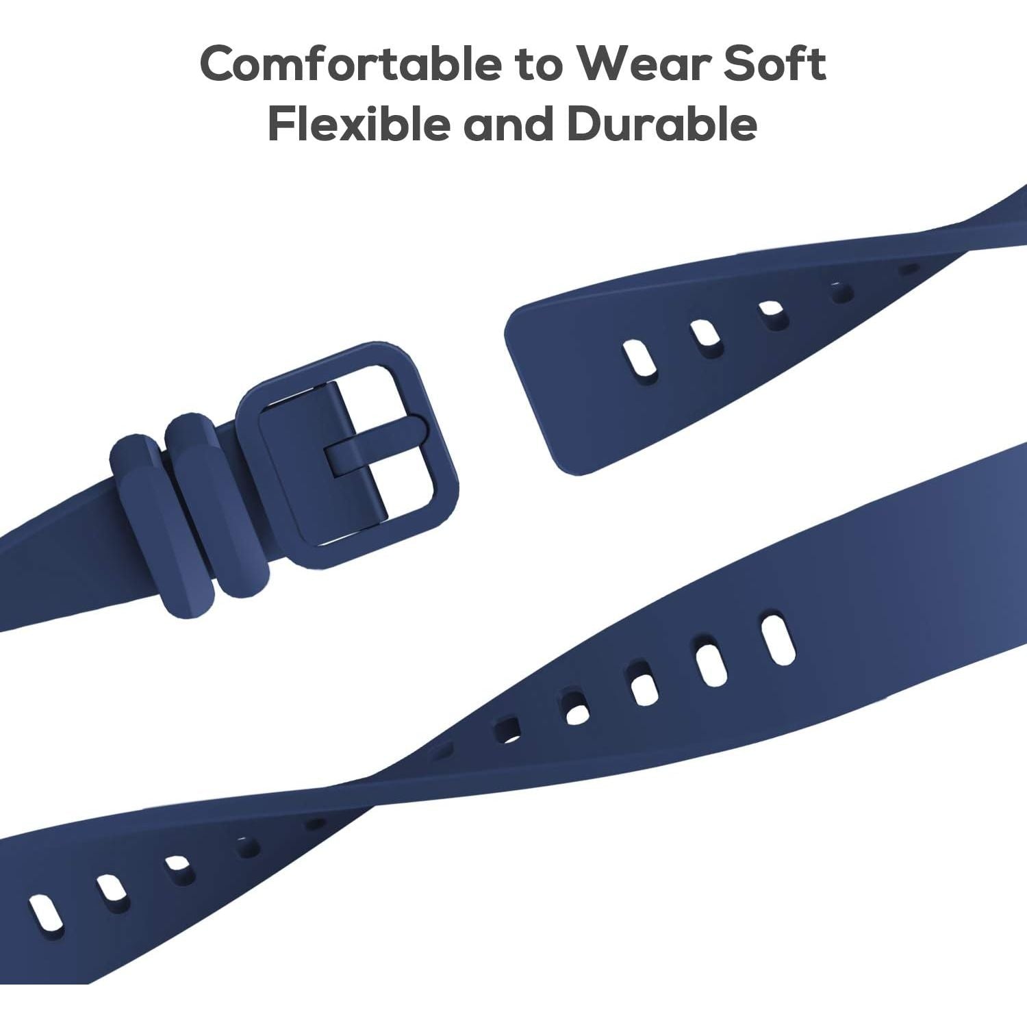 Buy now 6-Pack Bands Compatible with Fitbit Ace 2 Replacement Strap for Kids (Black, Night Sky, Neon Yellow, Gray, Green, Teal) at indiglob india