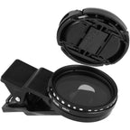 Buy now Phone Camera Lens, 37mm Clip-on ND 2-400 Cell Phone Lens Adjustable Density Filter with Phone Clip for iPhone for Samsung Android Smartphones at indiglob india