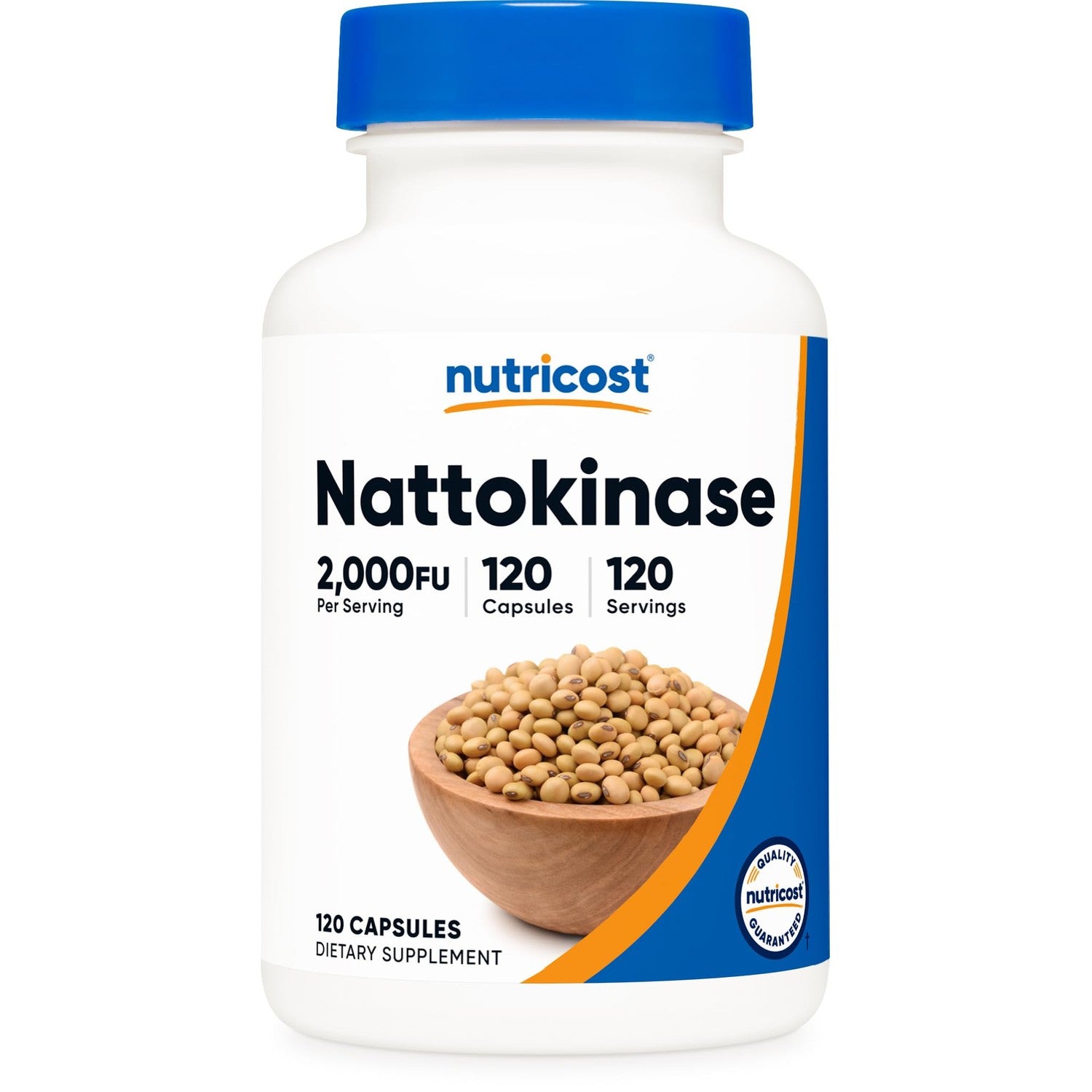Nutricost Nattokinase 2,000FU, 120 Capsules, Gluten Free, GMO-Free | Vegetarian Friendly