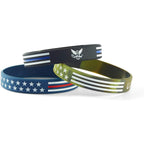Buy now American Flag Rubber Bracelets Silicone Wristbands for Department,Officers,Veterans,American Patriots, Army fans Sport Fans Wearing and Special Gifts for Independence day,Parties,Events at indiglob india