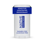 Native Sensitive Deodorant Contains Naturally Derived Ingredients, 72 Hour Odor Control | Deodorant for Women & Men, Aluminum Free with Baking Soda, Coconut Oil and Shea Butter, Coconut & Vanilla
