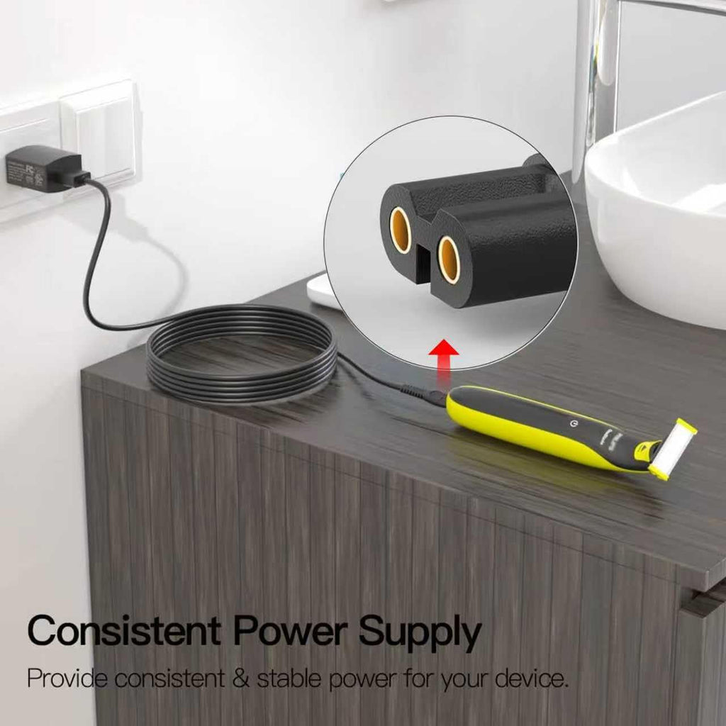 5V USB Fast Charger for Philips Norelco One Blade 360 QP2724 QP2834 7200 5000X i9000, Wet&Dry Series 2000 2400 3600 3900 MG7910 MG5910 MG9520 MG9525 QP4631 QP6552 QP6542 QP1324 for Phillips Shaver