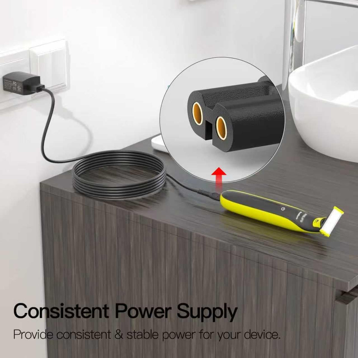 5V USB Fast Charger for Philips Norelco One Blade 360 QP2724 QP2834 7200 5000X i9000, Wet&Dry Series 2000 2400 3600 3900 MG7910 MG5910 MG9520 MG9525 QP4631 QP6552 QP6542 QP1324 for Phillips Shaver