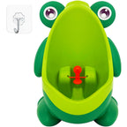 Frog Pee Training,Cute Potty Training Urinal for Boys with Funny Aiming Target,Green Urinals for Toddler Boy