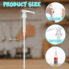 Buy now Zopeal 8 Pieces Coffee Syrup Pump Dispenser Fits 750ml/25.4oz Bottles, Skinny Syrup Pump for Coffee Flavoring, Creamers, Caramel, Beverages, Kitchen Cafe Bar Drinking Mixes Food Dispenser(White) at indiglob india