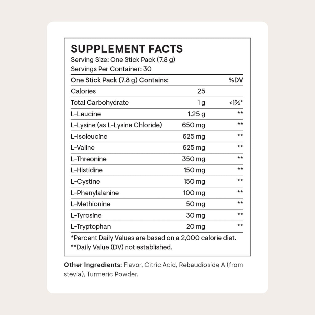 THORNE Amino Complex, Clinically Validated EAA & BCAA Powder, 30 Servings | Supports Lean Muscle Mass & Exercise Recovery*, for Pre or Post-Workout, Lemon, Dairy-Free, NSF Certified for Sport