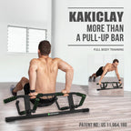 KAKICLAY 2026 Upgrade Multi-Grip Pull Up Bar with Smart Larger Hooks Technology - USA Original Patent, Designed, Shipped, Warranty