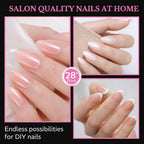600 pieces of medium almond soft gel nail tips showcased in various stylish designs for salon-quality nails at home.