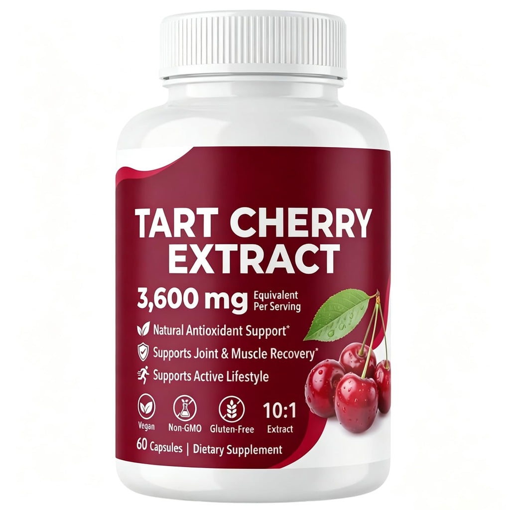 Good Grove Tart Cherry Extract,60 Capsules | Cold-Processed 10:1 Extract