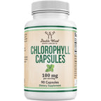 Chlorophyll 100mg, Supports Internal Freshness + Digestion, 90 Capsules