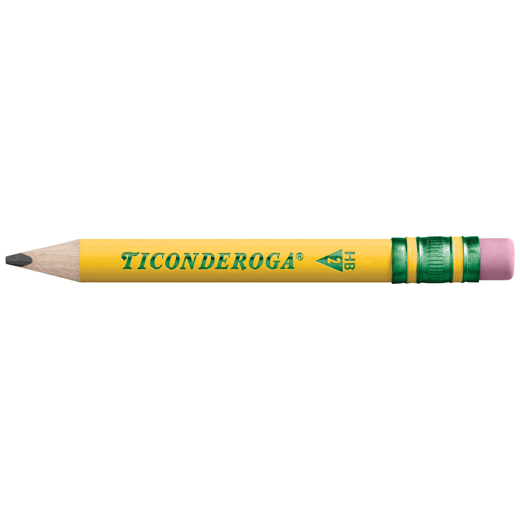 Ticonderoga My First Short Triangular Wood-Cased Pencils, #2 HB Soft
