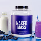 Buy now NAKED Mass - Natural Weight Gainer Protein Powder - 8 LB Bulk, GMO Free, Gluten Free & Soy Free. No Artificial Ingredients - 1,250 Calories per Serving at indiglob india