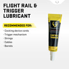 TenPoint Flight Rail & Trigger Lube - for Cocking Device Cords, Strings, Cables, Barrels & The Trigger Mechanism - Petroleum Based