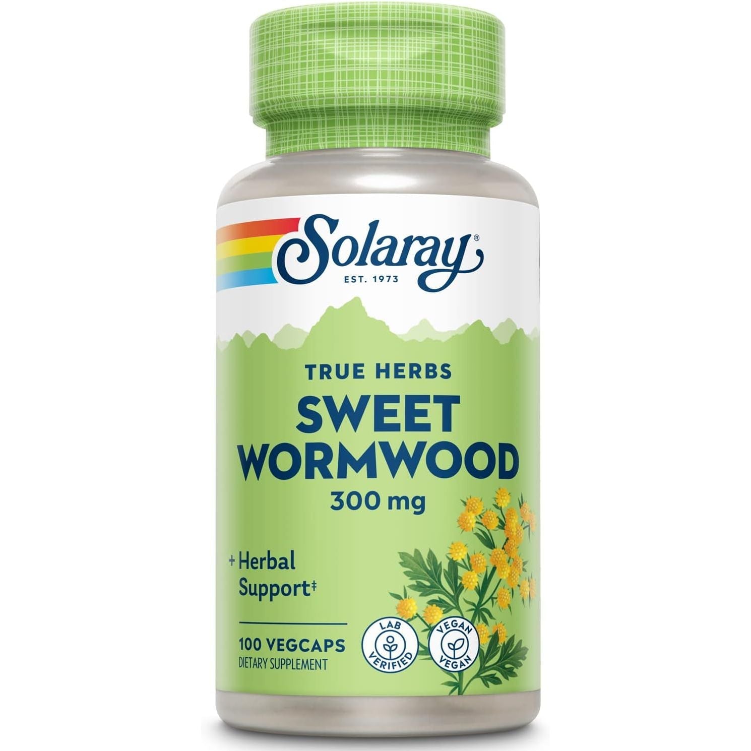 Buy now SOLARAY Sweet Wormwood Aerial, Veg Cap (Btl-Plastic) 300mg 100ct Default at indiglob india