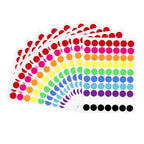 700 Pcs Colored Dot Stickers 3/4 Inch Circle Stickers Color Coding Labels