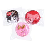 TEMLQPACK100Pcs Self - sealing 3x3 Inch Clear Cellophane Bags - Perfect for Packaging Chocolate - covered Oreos, Macarons, etc. - Party Edition