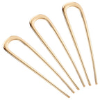 French Hair Pin 3PCS for Women Elegant French Twists, Buns, Updos