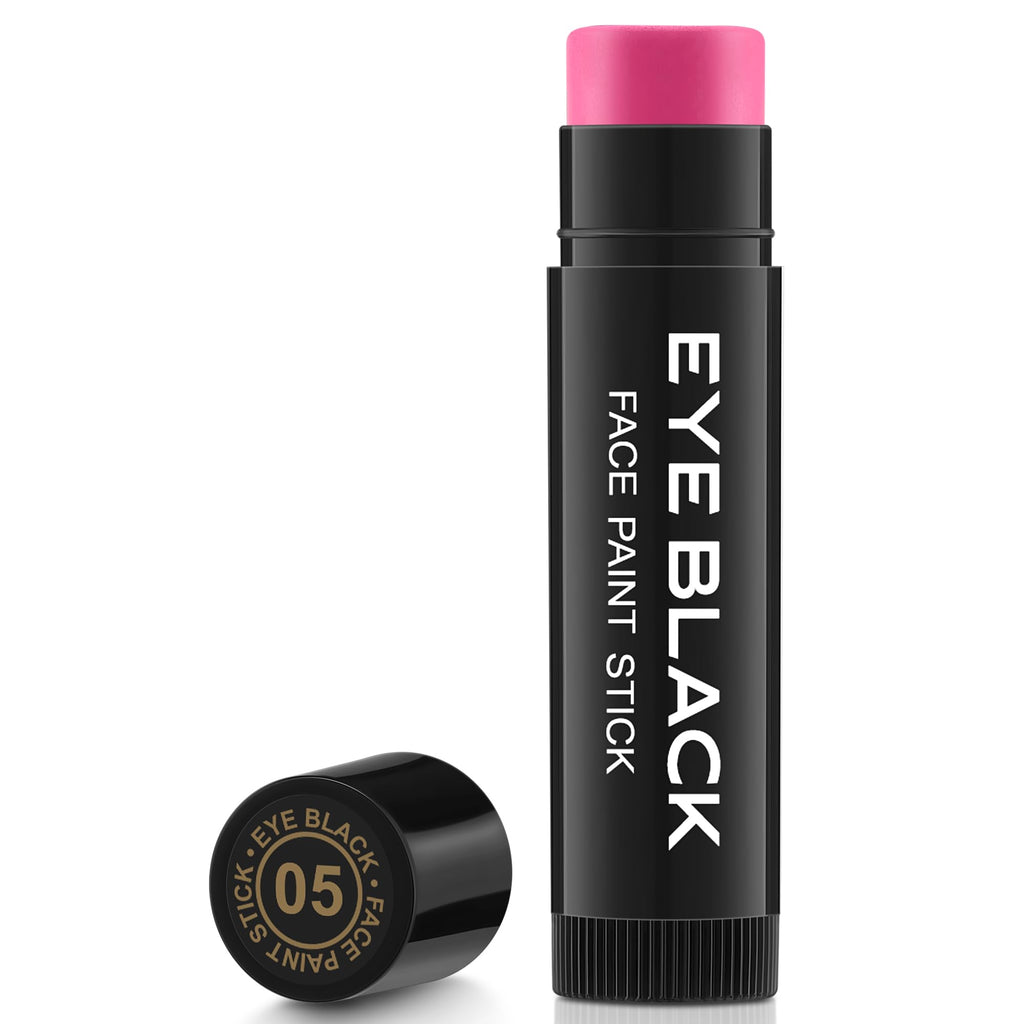 Hot Pink Baseball Eye Black Stick,Anti-Glare Under Eye Sports Grease Stick