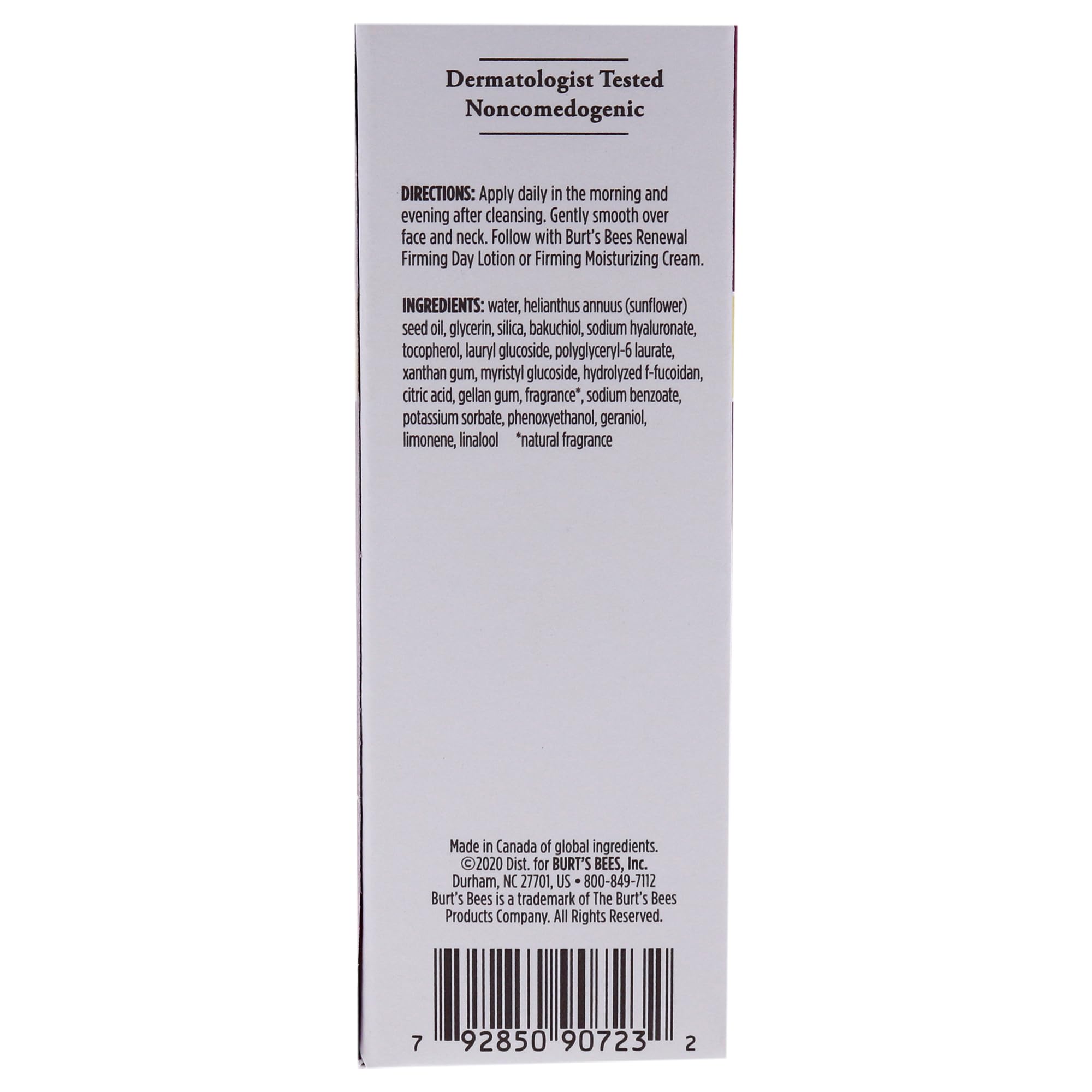 Buy now Burt's Bees Renewal Intensive Firming Serum with Bakuchiol Natural Retinol Alternative â€“ 1 ounce (Packaging May Vary) at indiglob india