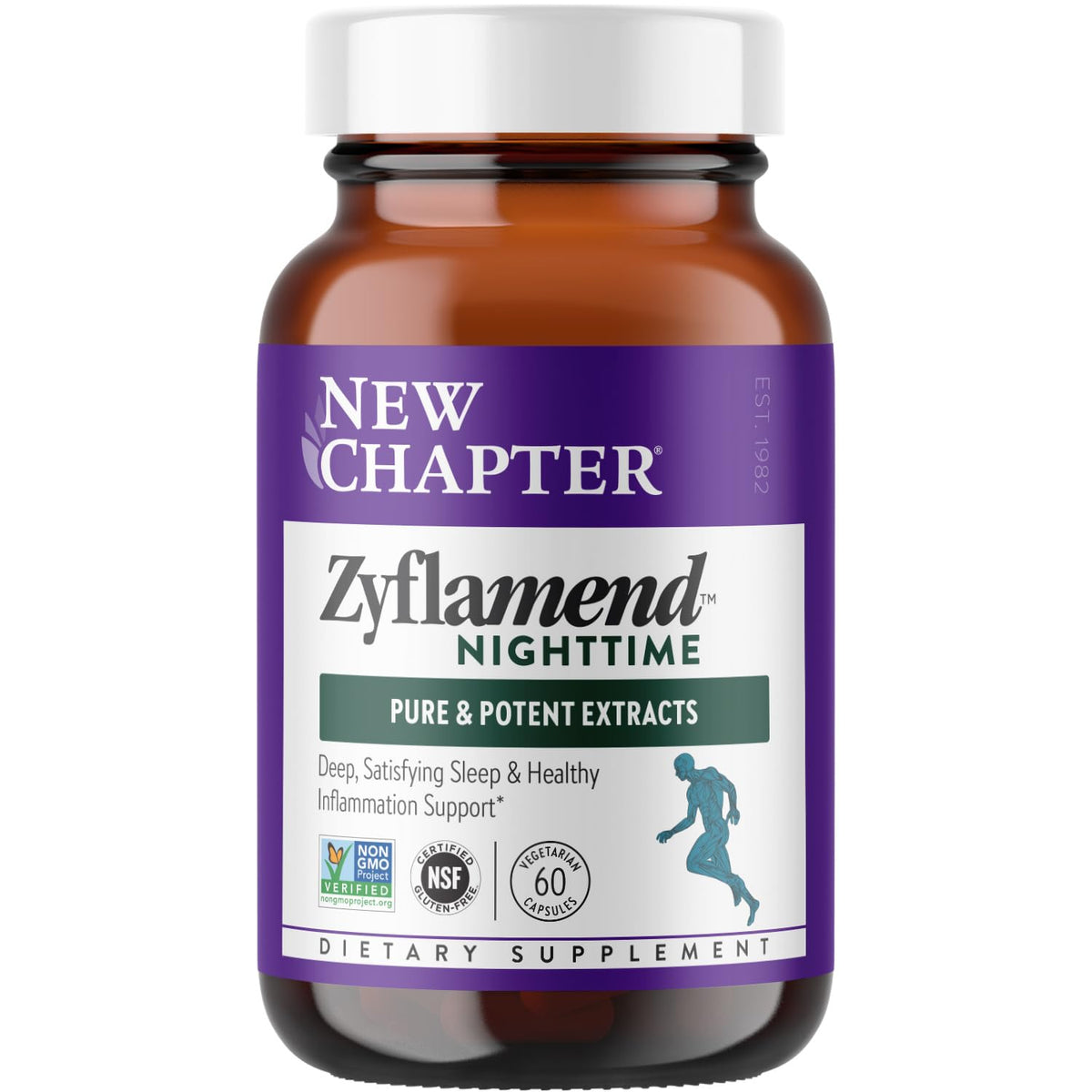 New Chapter Zyflamend Nighttime Sleep Aid, 60 Count