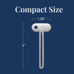 Dr. Sheffield's Stainless Steel Toothpaste Tube Squeezer Key & Roller
