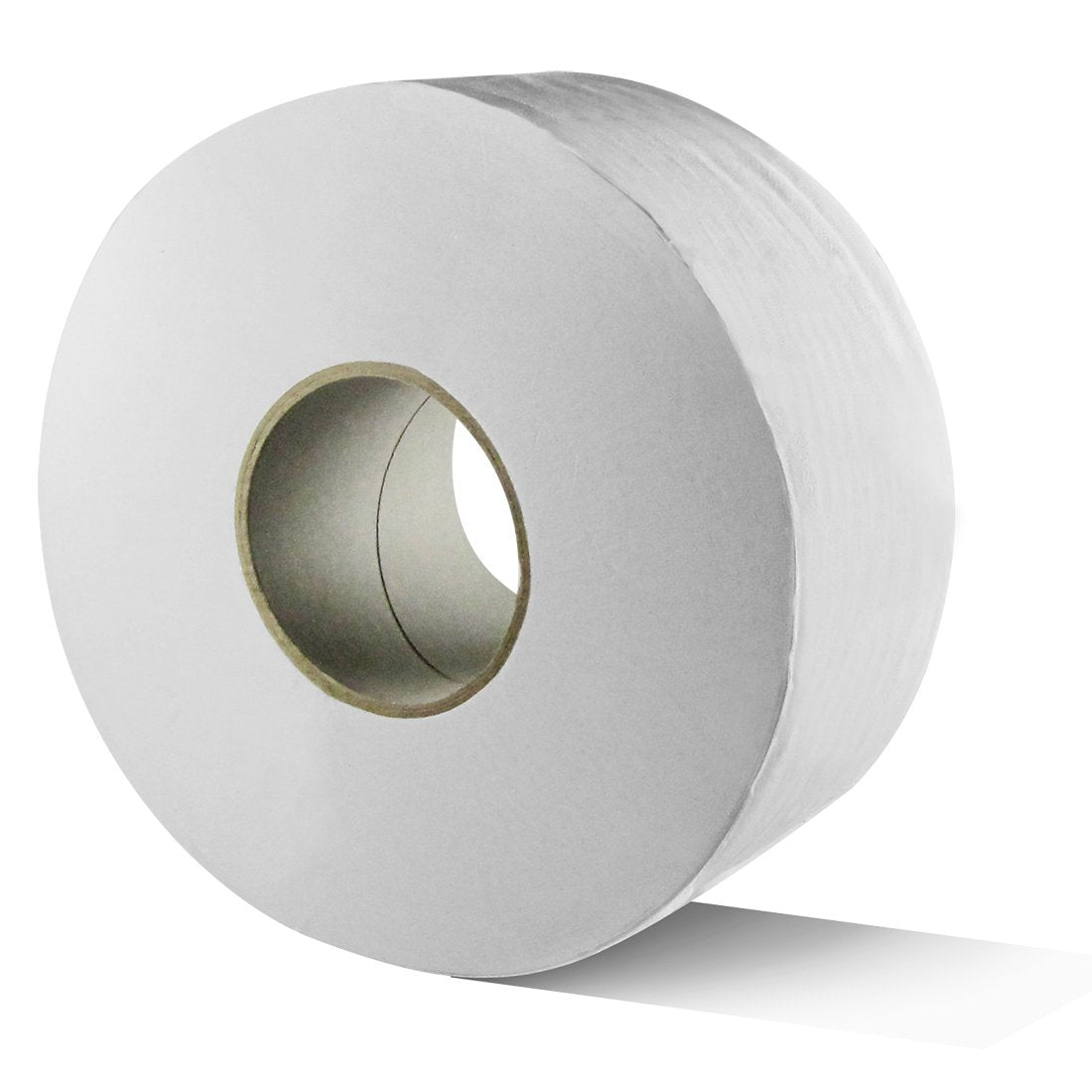 Karat 12 Pack 9" Jumbo Roll Toilet Paper, 2-Ply White Bath Tissue, 1000 ft