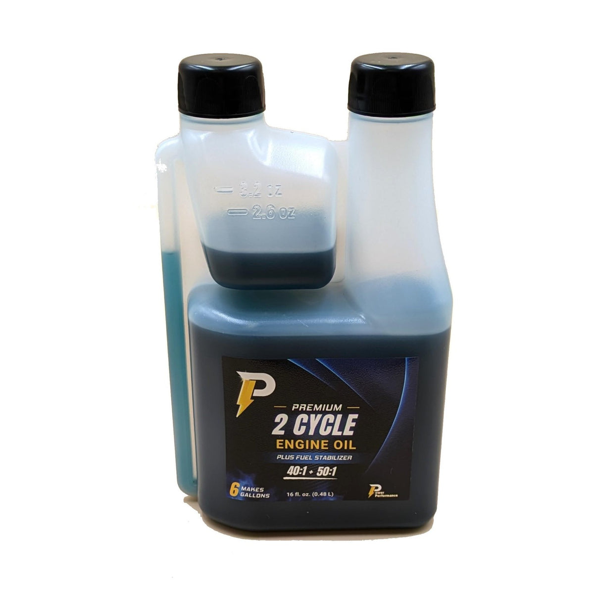 Power Performance Premium 2-Cycle Oil 16oz Easy to Measure Bottle